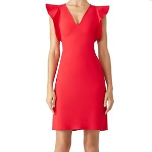 Anthropologie’s Yoana Baraschi Red True Love Ruffle Dress NWT